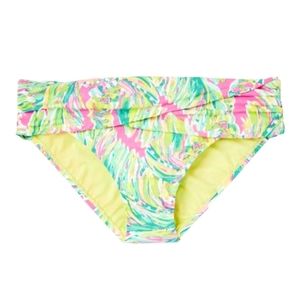 Lilly Pulitzer Lagoon Sarong Bikini Bottom in Shady Lady Beach Coastal